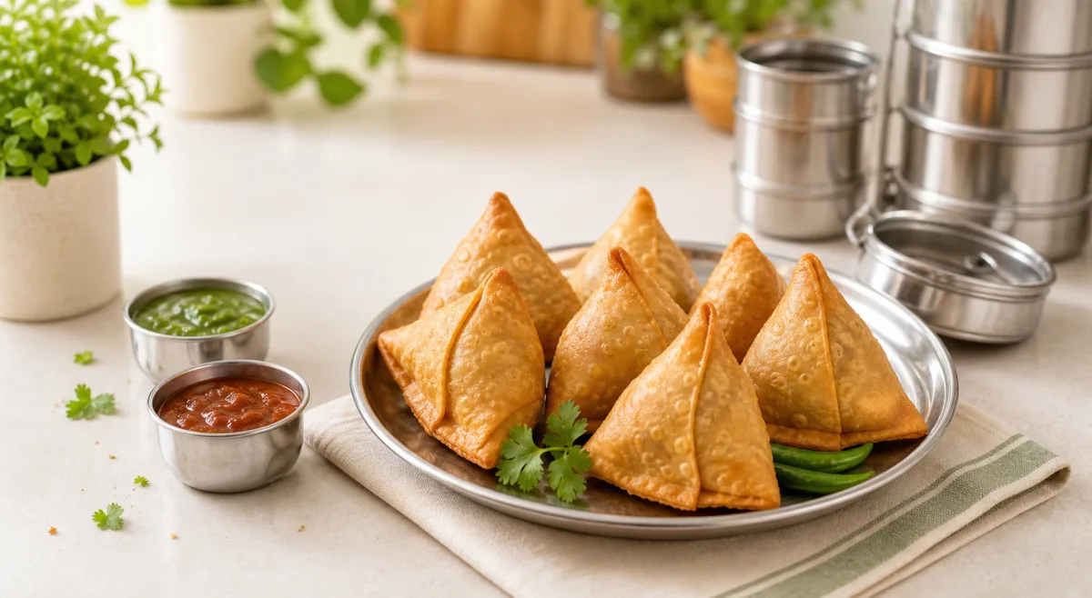 Samosa — Snack from Ravinarayan PG & Tiffin Services